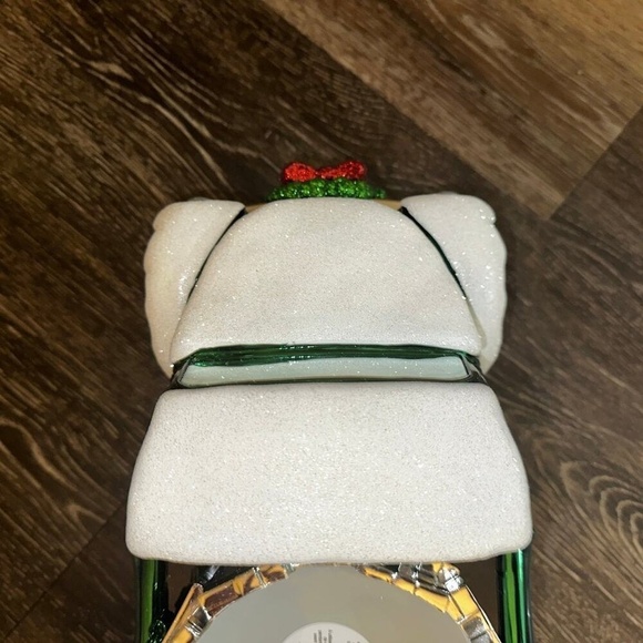Bath and Body Works New 2024 Light Up‎ Christmas Truck 3 Wick Candle Holder